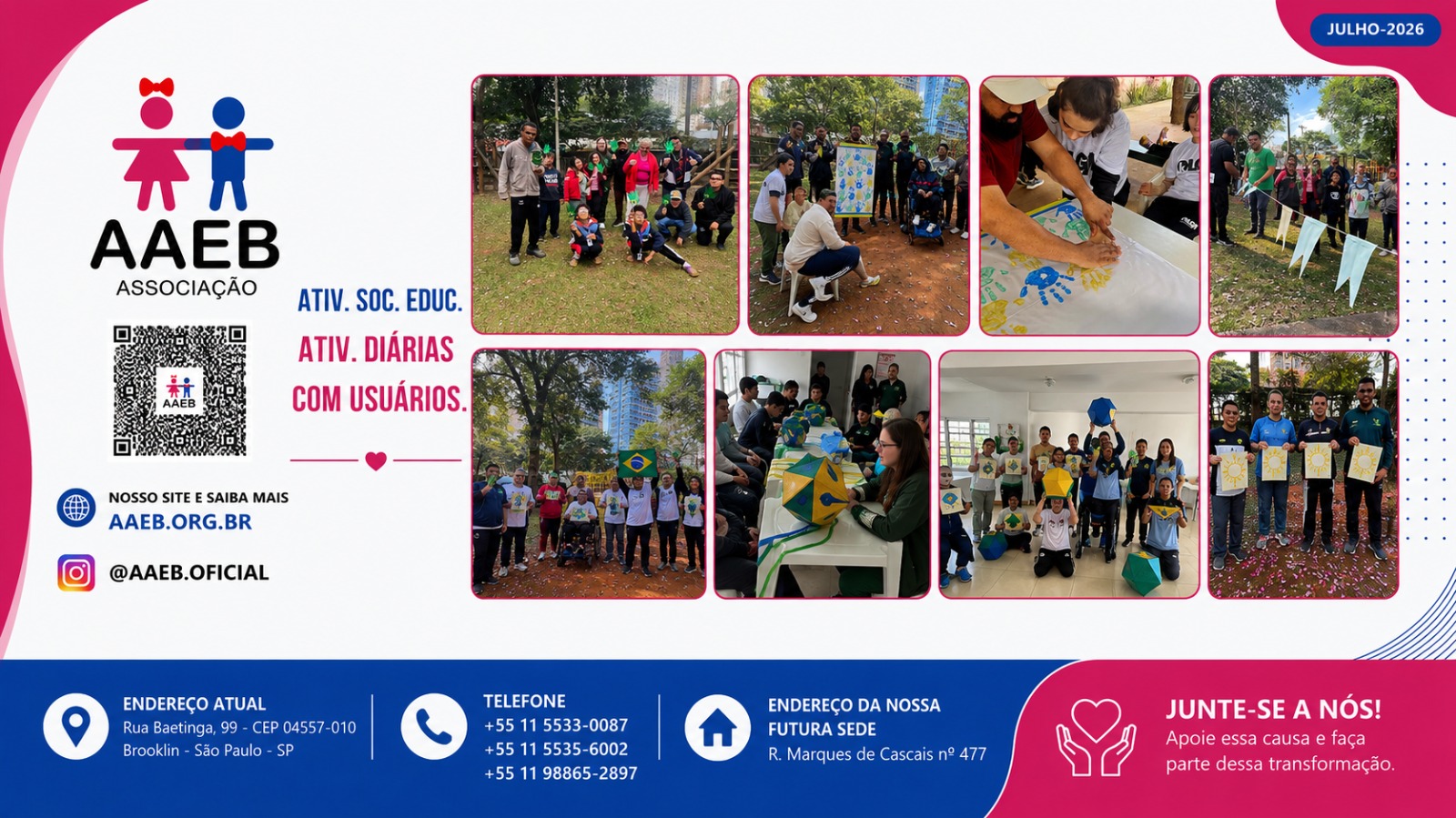 Banner Trabalho Sócio Educativo Julho 2026 3