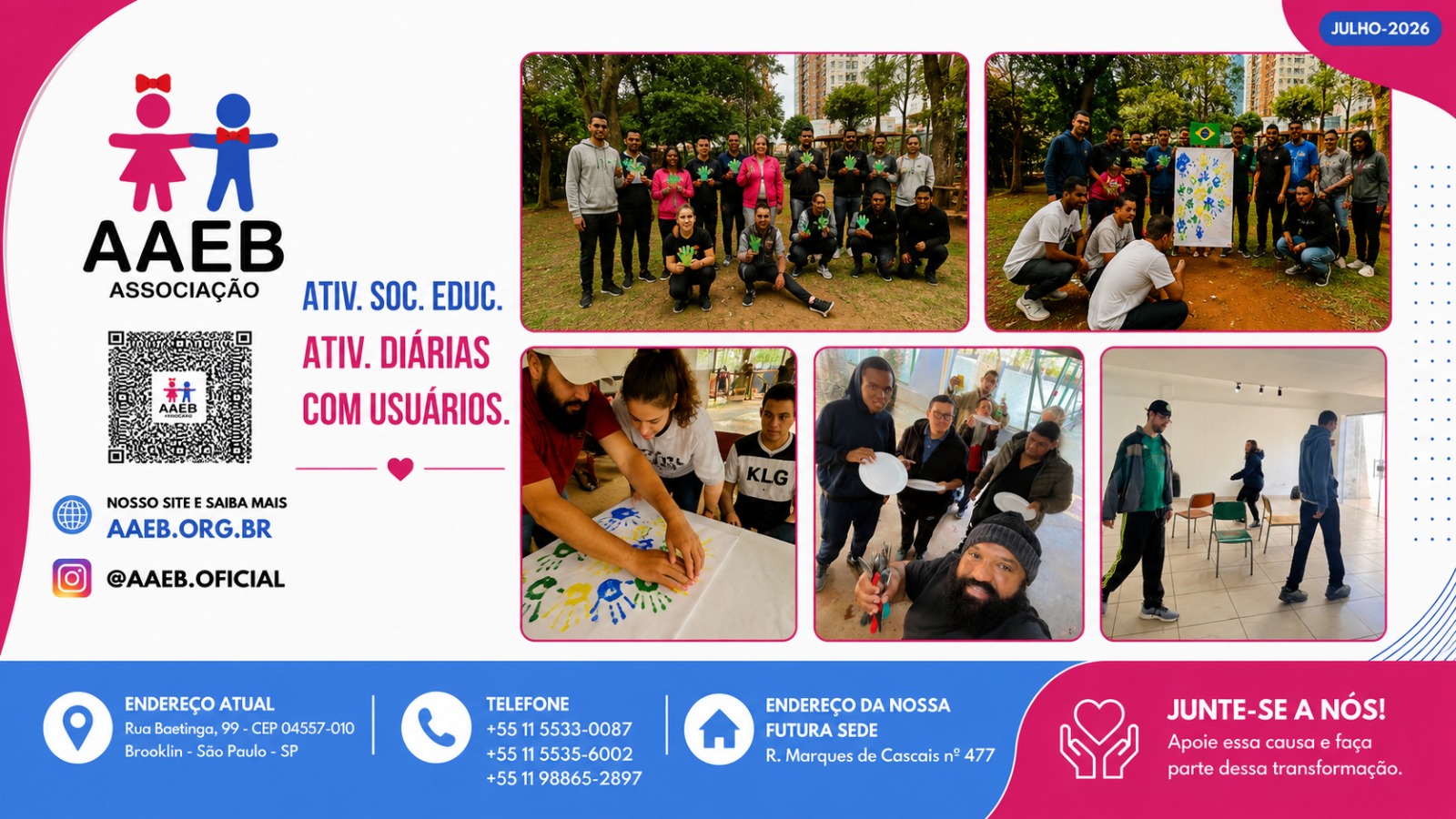 Banner Trabalho Sócio Educativo Julho 2026 4